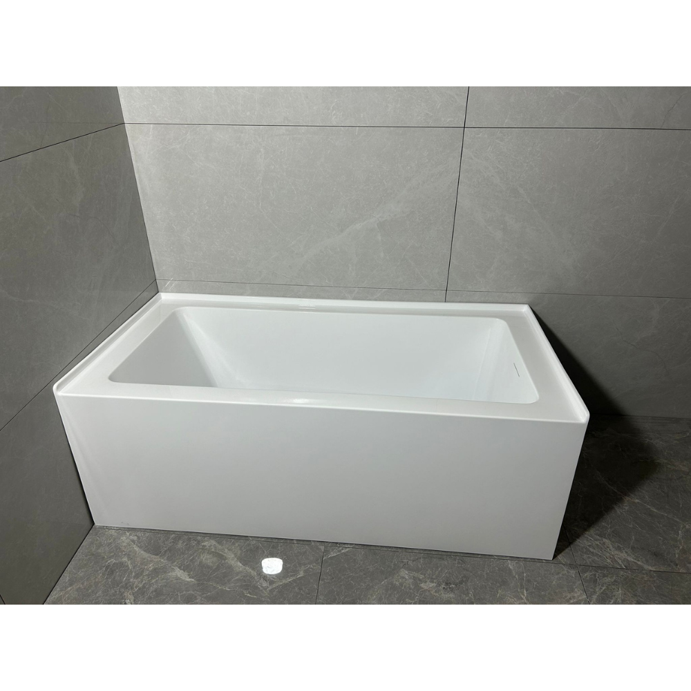 Dureno Bathtub White  (Left Drain)  - 60"x 30"x 22"- CTB007G